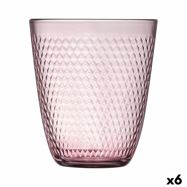 Trinkglas Luminarc Pampille Rosa Glas 310 ml (6 Stück)
