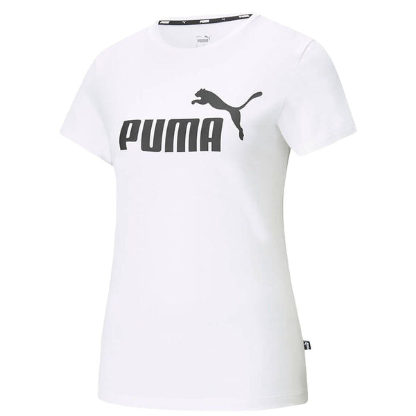 Damen Kurzarm-T-Shirt Puma LOGO TEE 586774 02 Weiß
