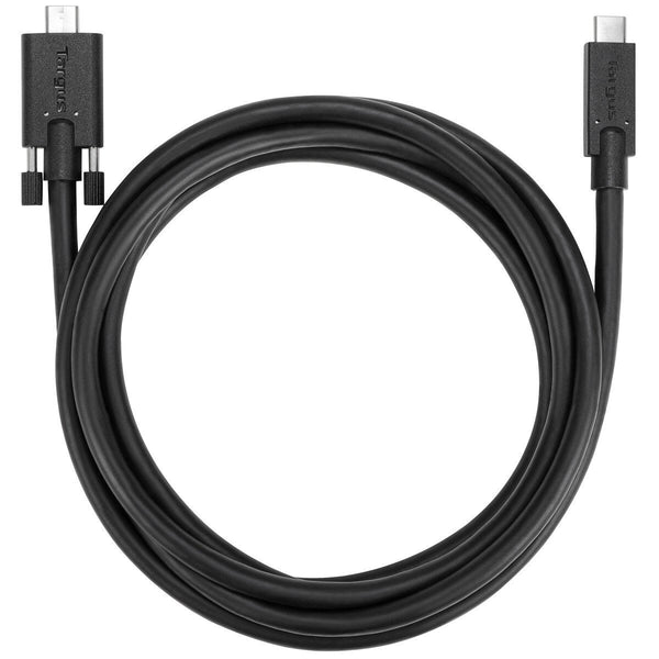 USB-C-Kabel Targus ACC1122GLX Schwarz 1,8 m