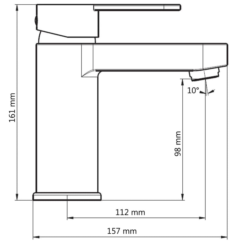 SCHÜTTE Waschtischarmatur ELEPHANT Matt-Kupfer