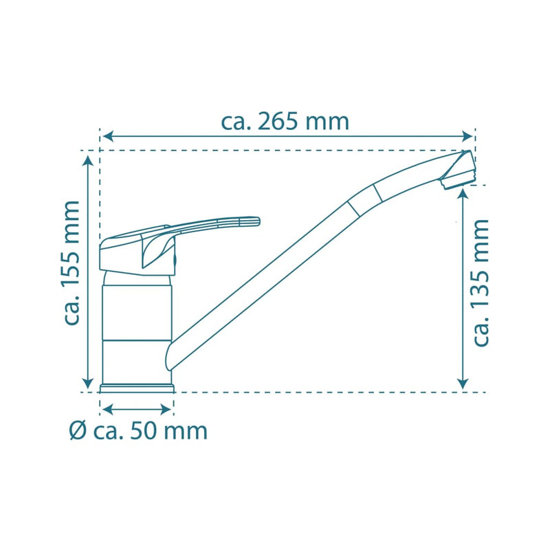 SCHÜTTE Spültischarmatur DANTE Chrom