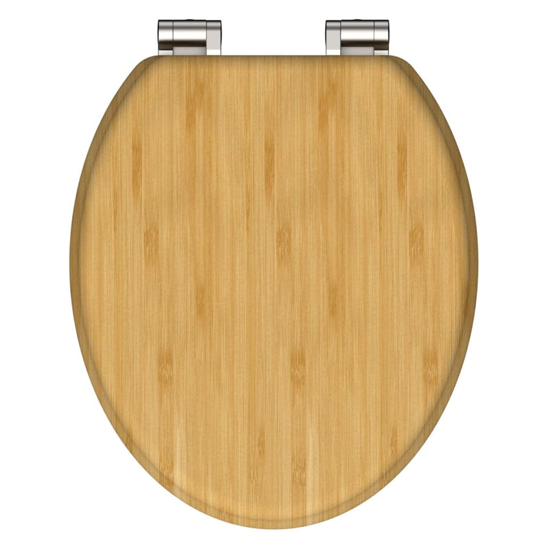 SCHÜTTE WC-Sitz mit Absenkautomatik NATURAL BAMBOO