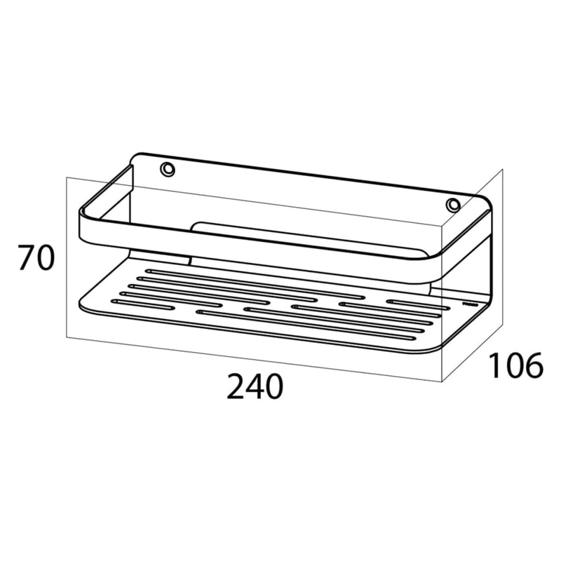 Tiger Ablage für Dusche Caddy Silbern 1400030946