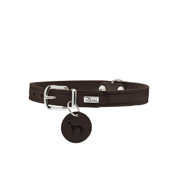 Hundehalsband Hunter Aalborg Schokolade S/M 37-43 cm