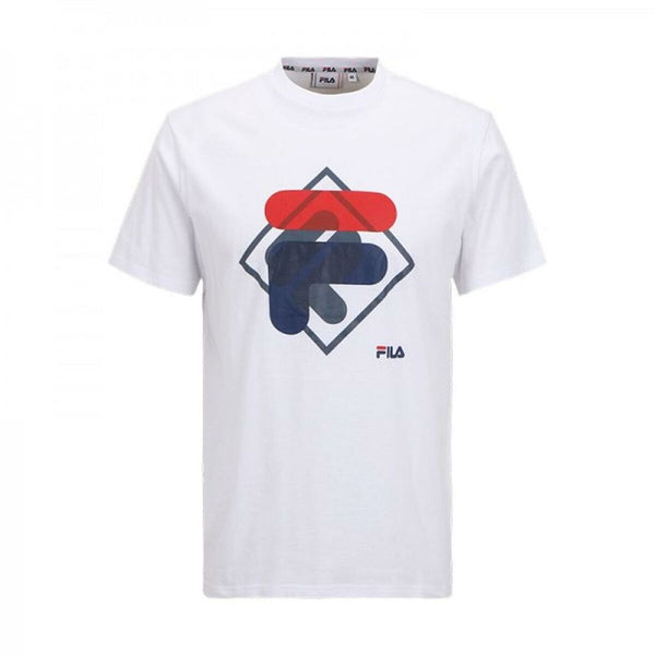 Herren Kurzarm-T-Shirt Fila  FAM0447 10001 Weiß