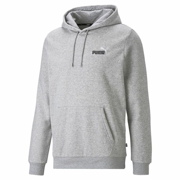 Herren Sweater mit Kapuze Puma  Ess+ 2 Col Small Log  Grau