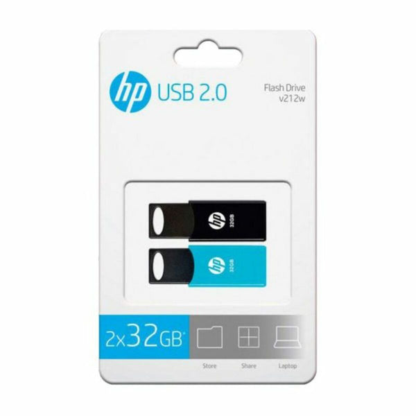 USB Pendrive HP 212 USB 2.0 (2 uds)