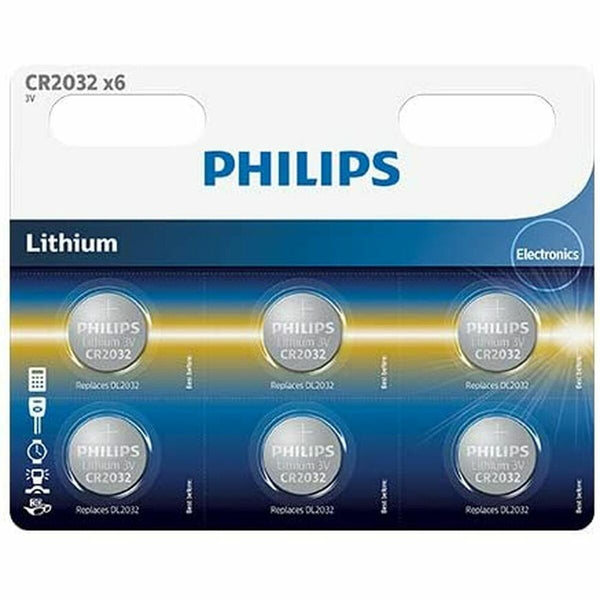 Batterien Philips CR2032P6/01B 3 V