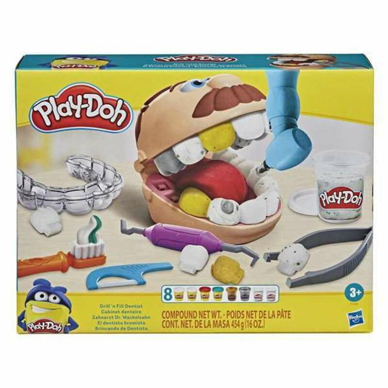 Knetspiel Play-Doh F1259 8 botes Dentista