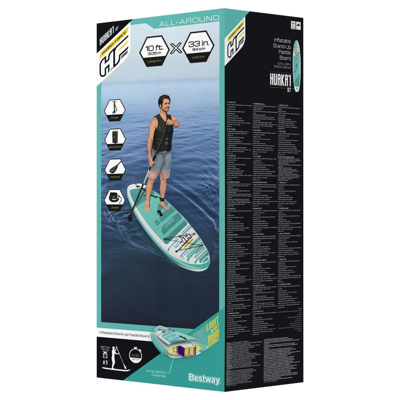 Bestway Hydro-Force Huaka’i Aufblasbares SUP Stand-Up-Paddleboard