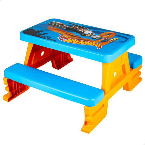 Kindertischset und Korb Hot Wheels Blau Orange Kunststoff 69 x 42 x 79 cm