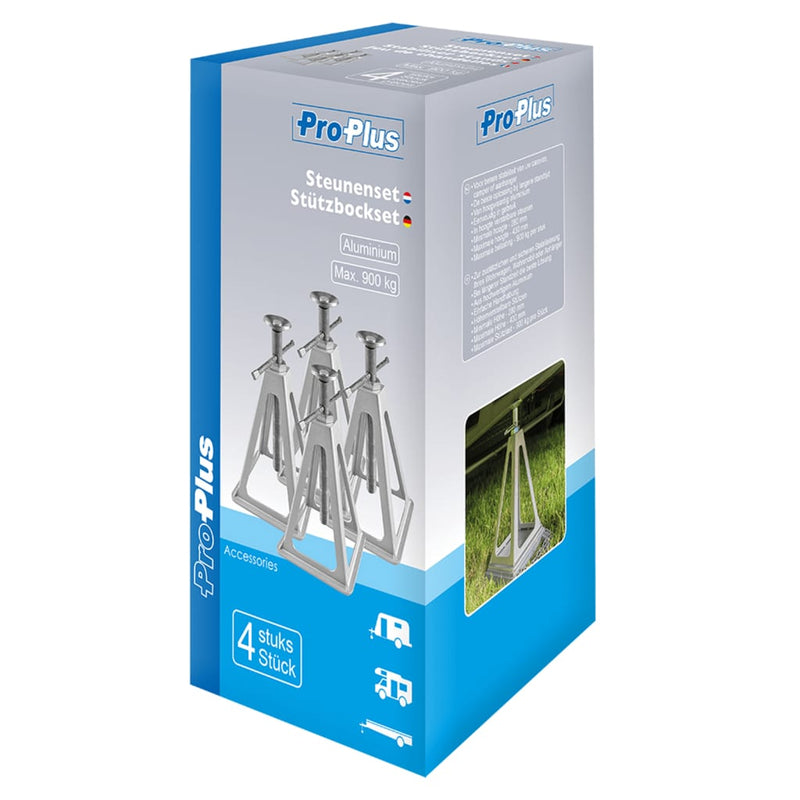 ProPlus Stützbock-Set Aluminium 4 Stück 360803