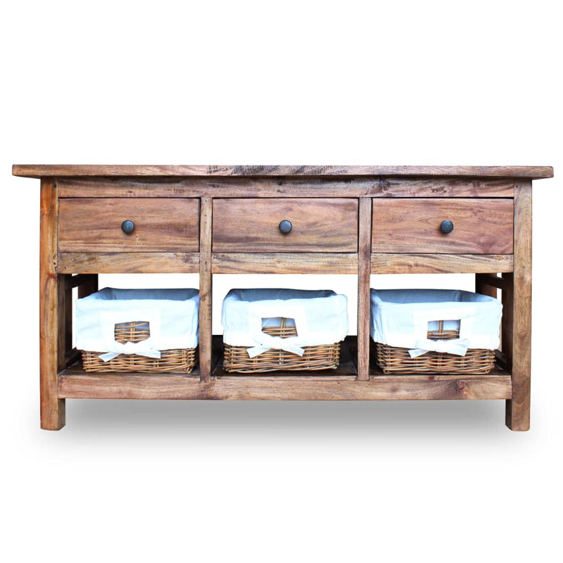 Sideboard Altholz Massiv 100 x 30 x 50 cm