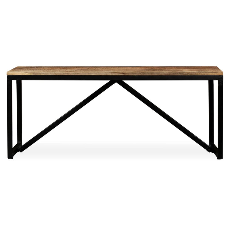 Sitzbank Massiv-Mangoholz 110 x 35 x 45 cm