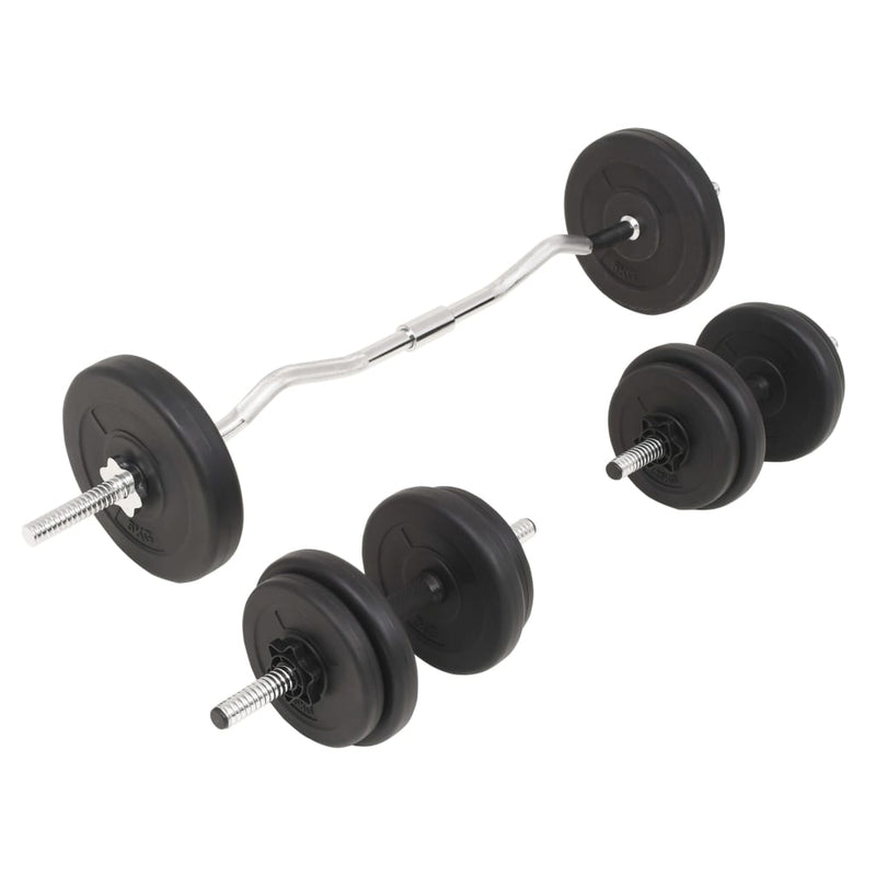 Langhantel- und Kurzhantel-Set 30 kg