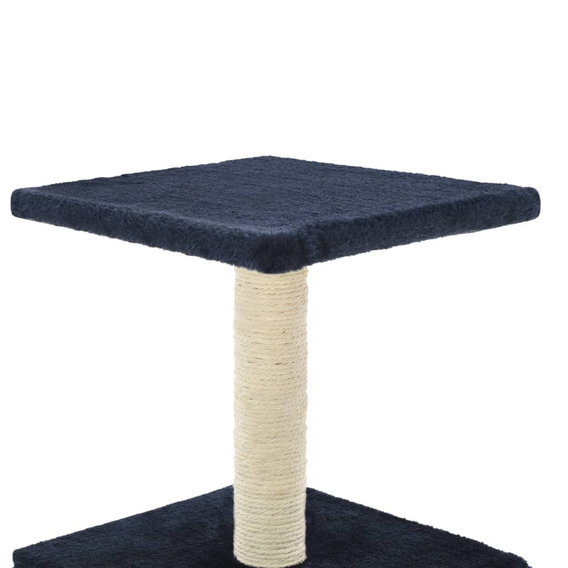 Katzen-Kratzbaum Sisal 55 cm Dunkelblau