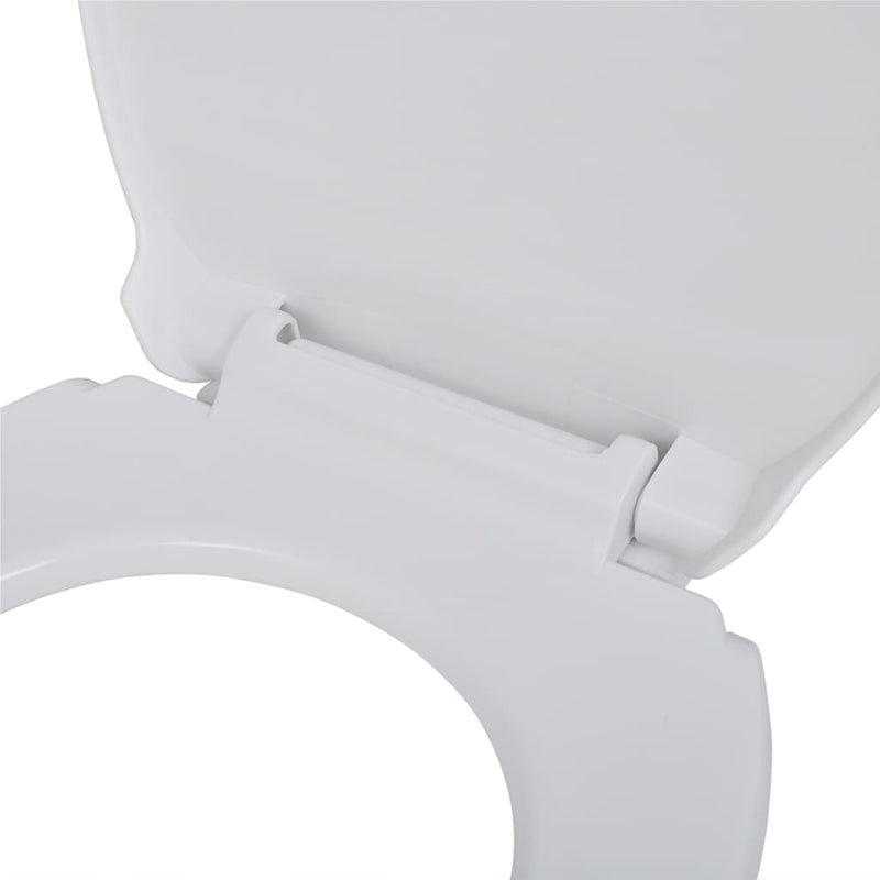 Toilettensitze mit Absenkautomatik 2 Stk. Kunststoff Weiß