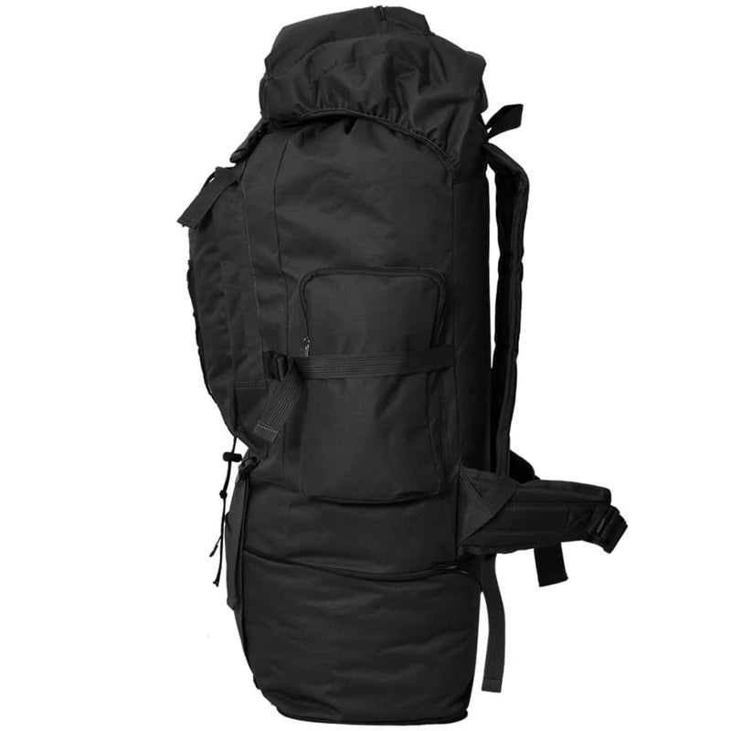 Armee-Style Rucksack XXL 100 L Schwarz