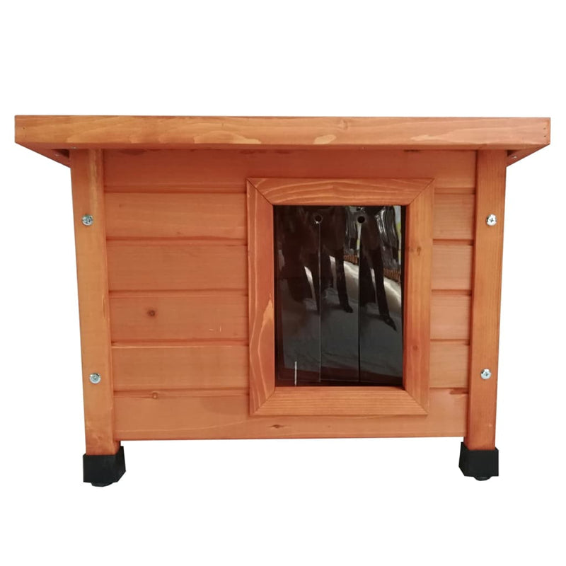 @Pet Outdoor-Katzenhaus XL 68,5x54x51,5 cm Holz Braun