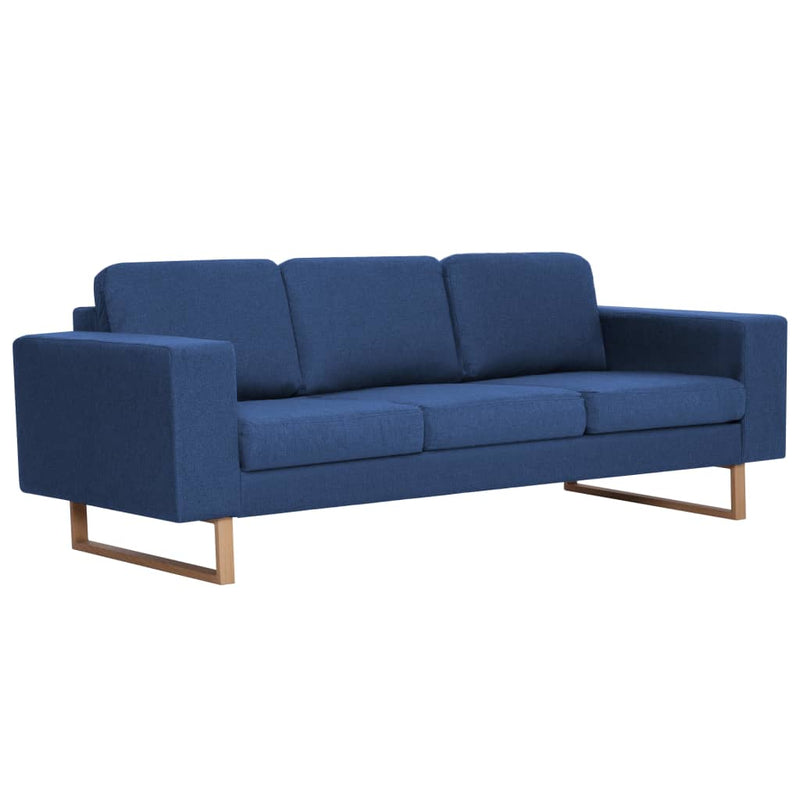 3-Sitzer-Sofa Stoff Blau