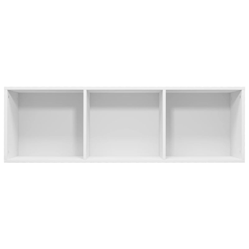 Bücherregal/TV-Schrank Weiß 36x30x114 cm Holzwerkstoff