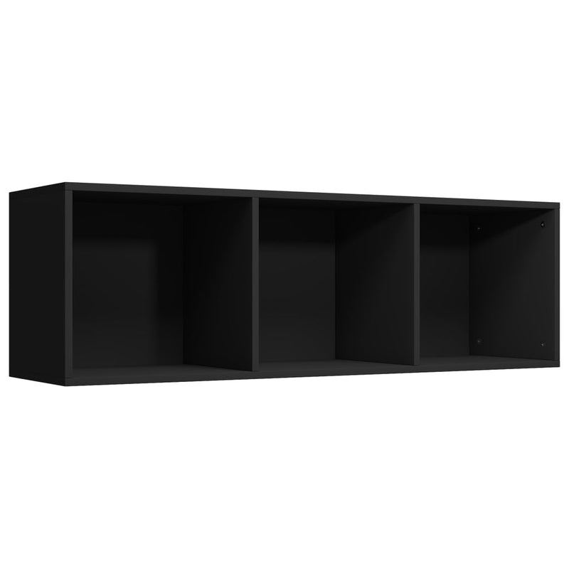 Bücherregal/TV-Schrank Schwarz 36x30x114 cm Holzwerkstoff