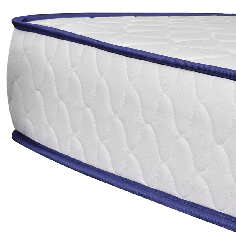 Bett LED Memory-Schaum-Matratze Dunkelgrau Sackleinen 180×200cm