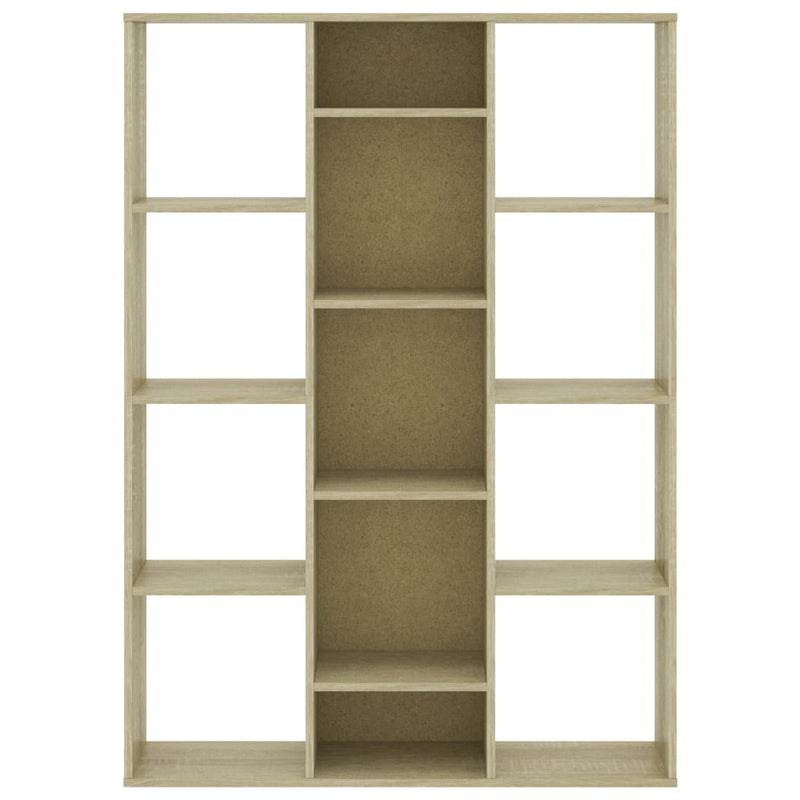 Raumteiler/Bücherregal Sonoma-Eiche 100x24x140 cm Holzwerkstoff