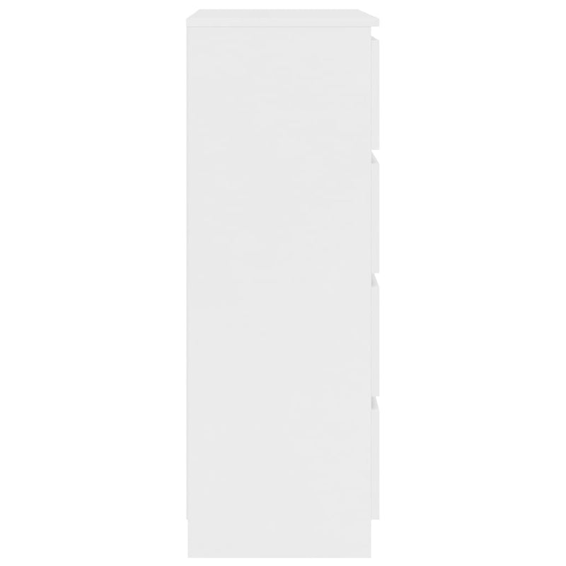 Sideboard Weiß 60x35x98,5 cm Holzwerkstoff