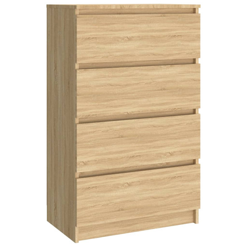 Sideboard Sonoma-Eiche 60x35x98,5 cm Holzwerkstoff