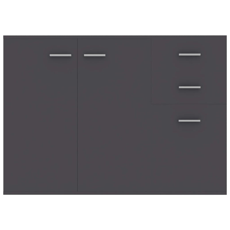 Sideboard Grau 105x30x75 cm Holzwerkstoff