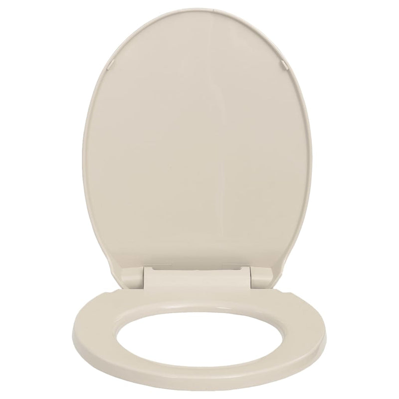 Toilettensitz mit Absenkautomatik Aprikose Oval