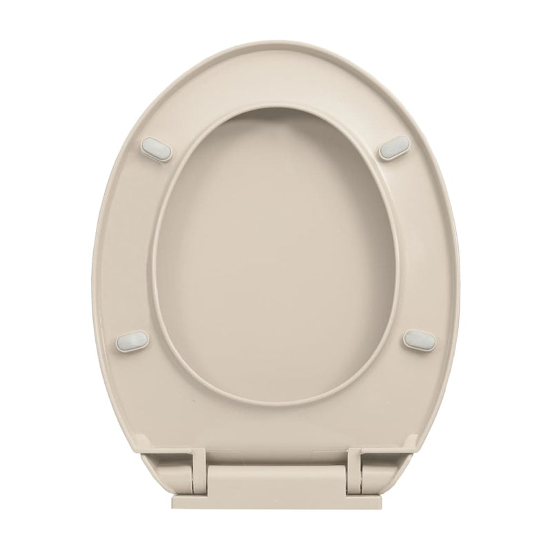 Toilettensitz mit Absenkautomatik Aprikose Oval