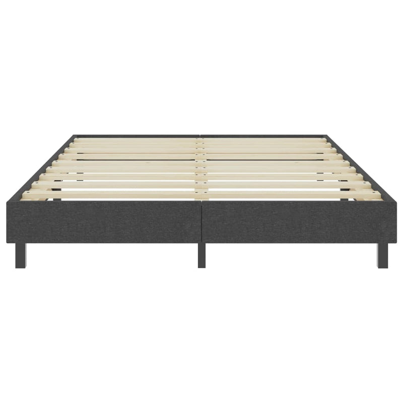 Boxspring-Bettgestell Grau Stoff 140x200 cm