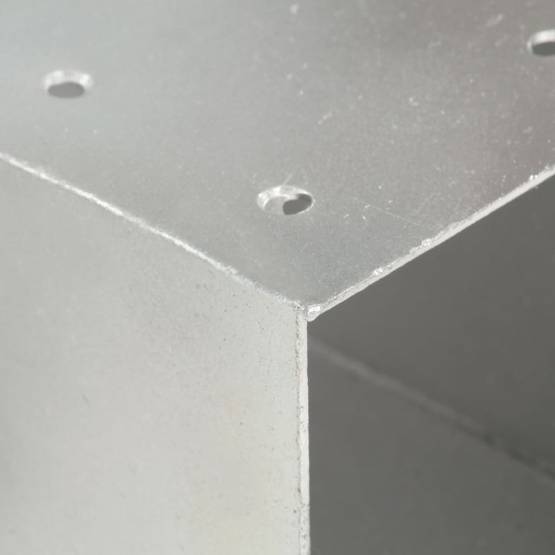 Pfostenverbinder 4 Stk. Y-Form Verzinktes Metall 71 x 71 mm