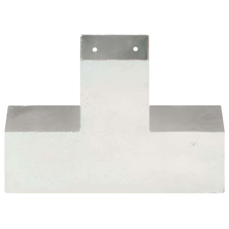 Pfostenverbinder 4 Stk. X-Form Verzinktes Metall 91 x 91 mm