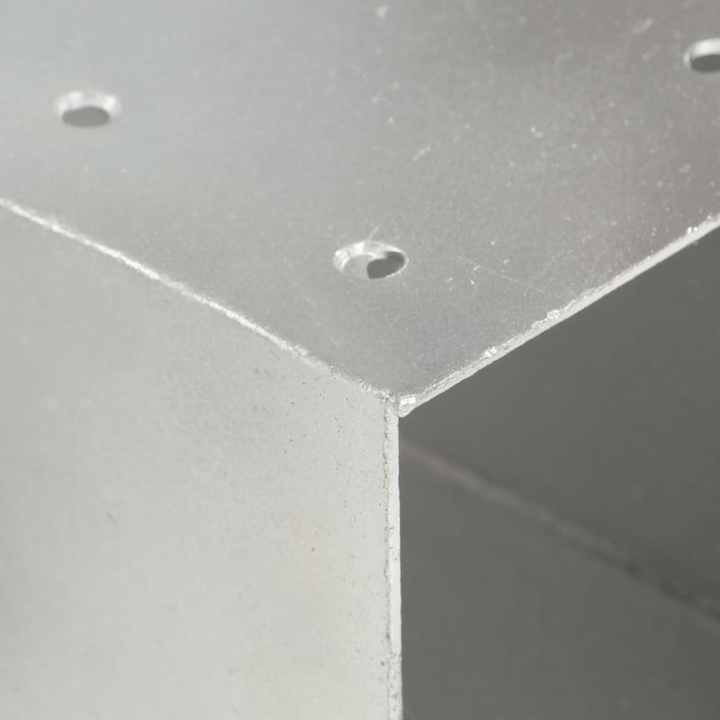 Pfostenverbinder 4 Stk. Y-Form Verzinktes Metall 101 x 101 mm