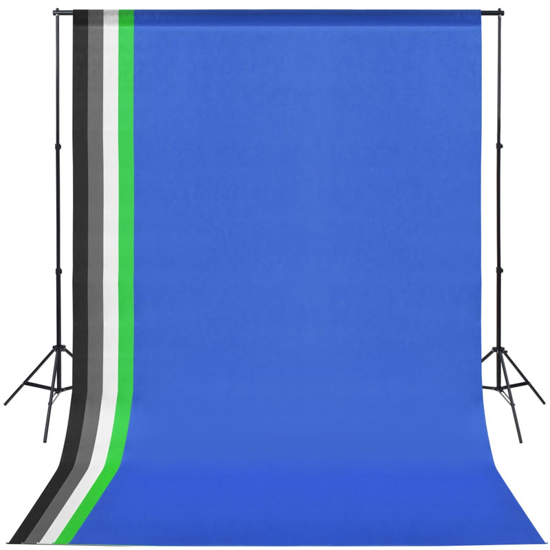 Fotostudio-Set mit Hintergrund und Softbox-Leuchte