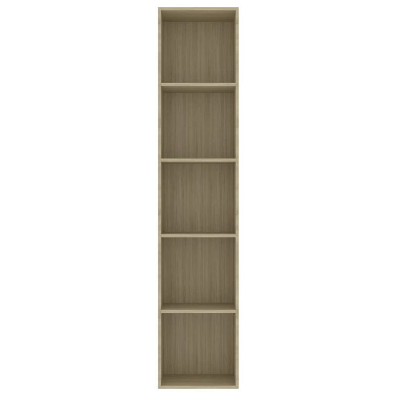 Bücherregal Sonoma-Eiche 40x30x189 cm Holzwerkstoff