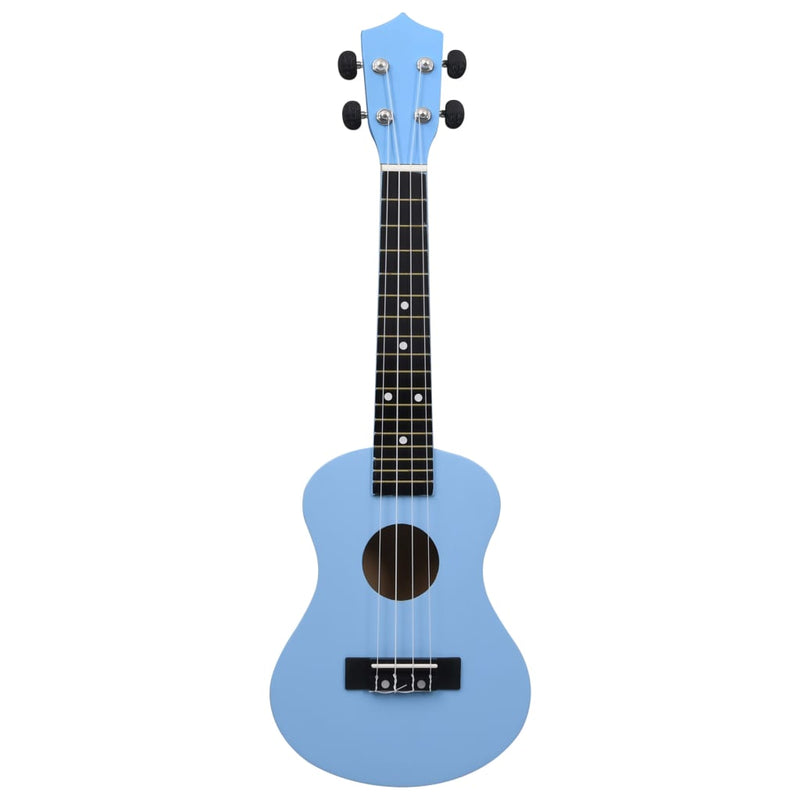 Sopran-Ukulele-Set mit Tasche für Kinder Babyblau 23"