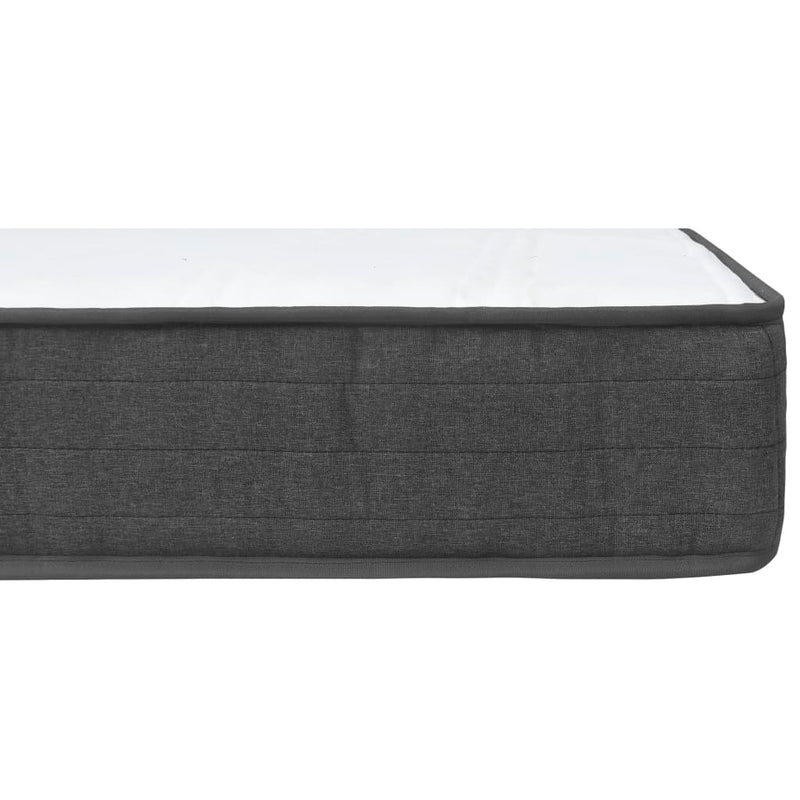 Boxspringbett Dunkelgrau Stoff 180x200 cm