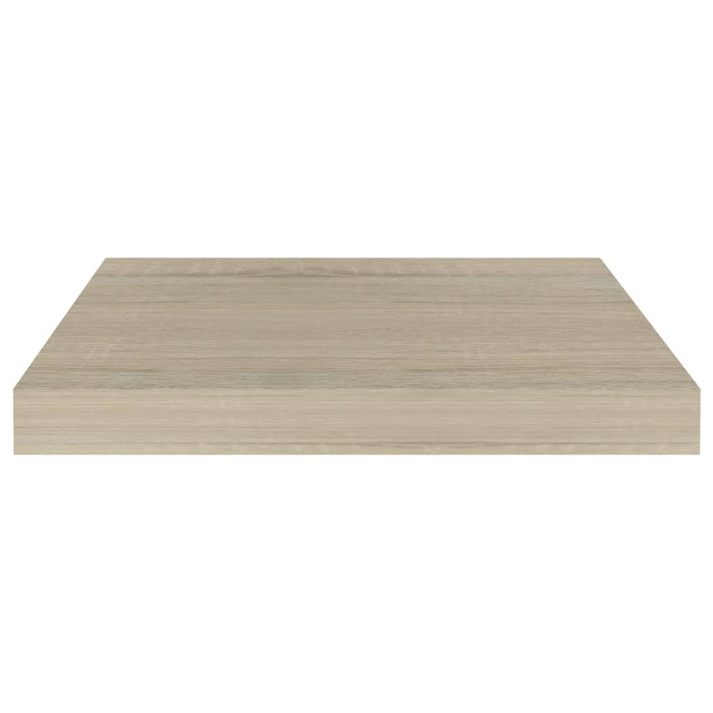 Schwebende Wandregale 2 Stk. Eichefarben 40x23x3,8cm MDF