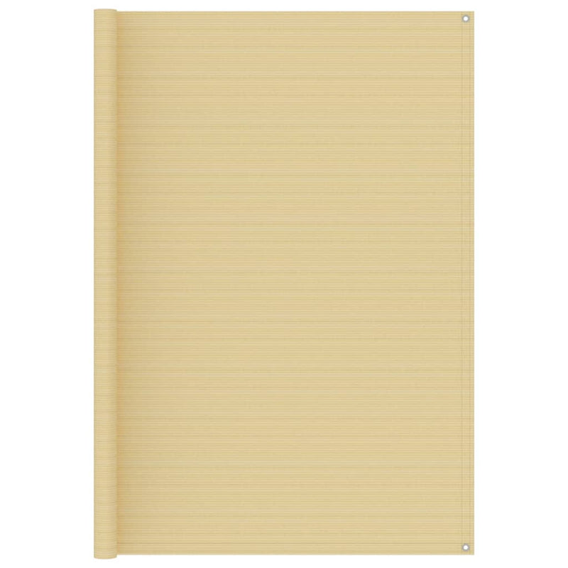 Zeltteppich 200x200 cm Beige