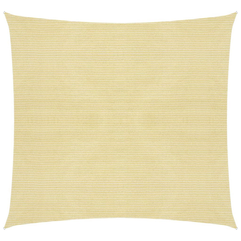 Sonnensegel 160 g/m² Beige 2,5x2,5 m HDPE
