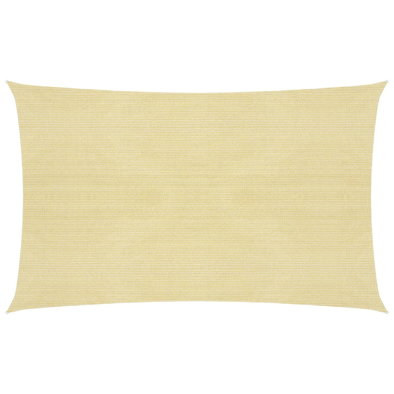 Sonnensegel 160 g/m² Beige 2x4,5 m HDPE