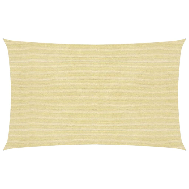 Sonnensegel 160 g/m² Beige 2,5x4,5 m HDPE