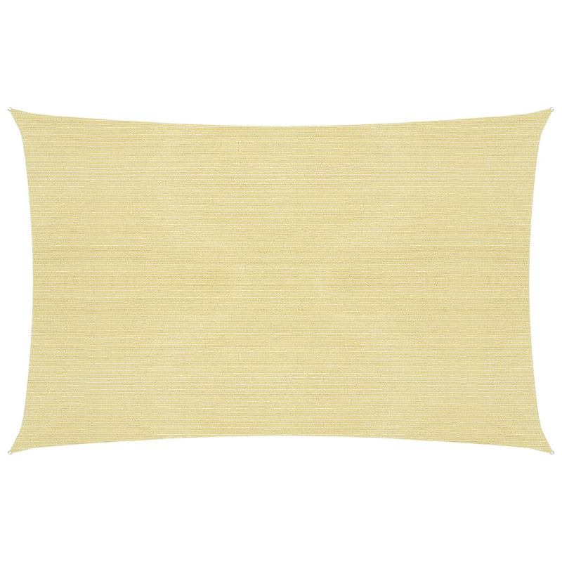 Sonnensegel 160 g/m² Beige 3,5x5 m HDPE