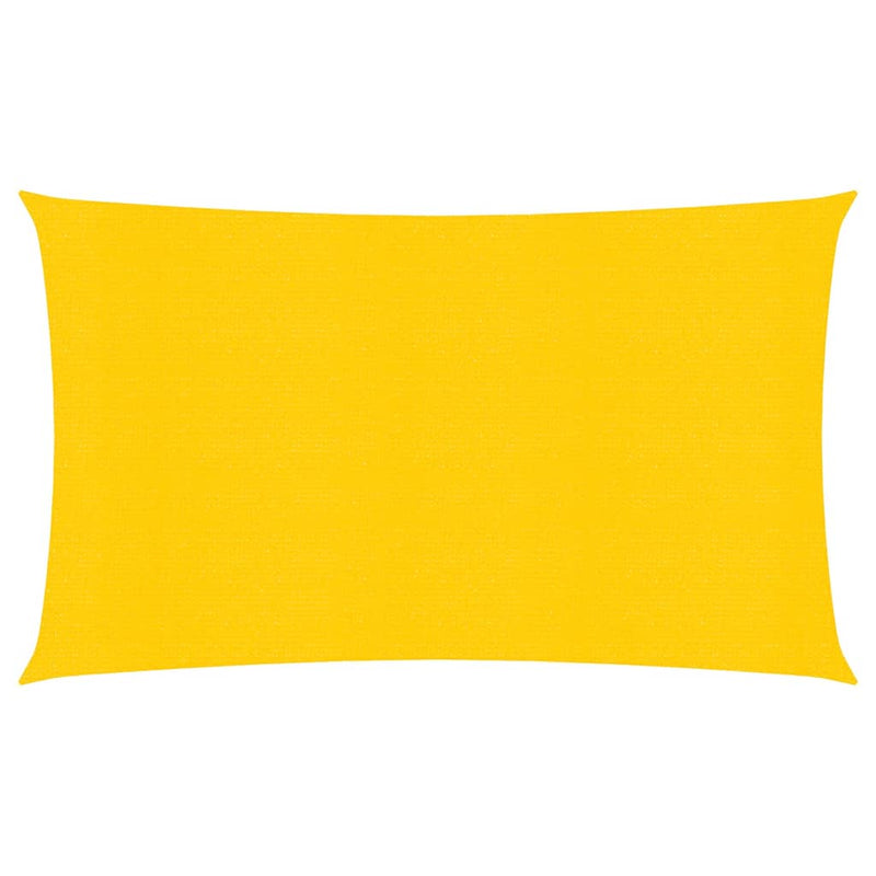 Sonnensegel 160 g/m² Gelb 2,5x5 m HDPE