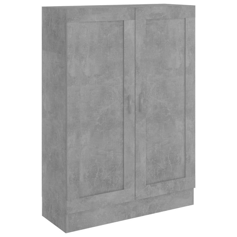 Bücherschrank Betongrau 82,5x30,5x115 cm Holzwerkstoff