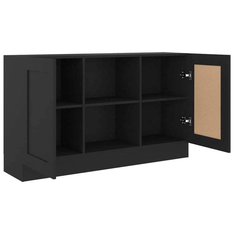 Sideboard Schwarz 120x30,5x70 cm Holzwerkstoff